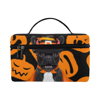 French Bulldog Halloweeen Cosmetic Bag/Large - TeeAmazing