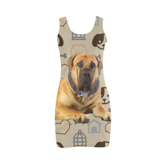 English Mastiff Dog Medea Vest Dress - TeeAmazing
