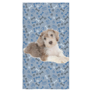 Schnoodle Dog Bath Towel 30"x56" - TeeAmazing
