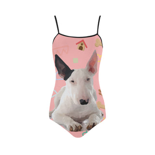 Bull Terrier Dog Strap Swimsuit - TeeAmazing