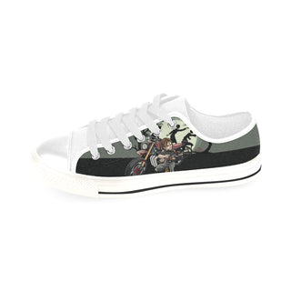 Daryl Dixon White Men's Classic Canvas Shoes/Large Size - TeeAmazing