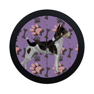 Rat Terrier Circular Plastic Wall clock - TeeAmazing