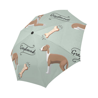Greyhound Pattern Auto-Foldable Umbrella - TeeAmazing