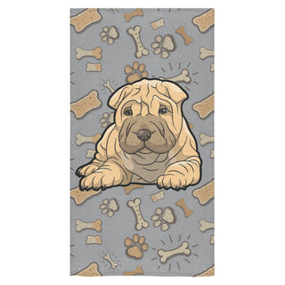 Shar Pei Dog Bath Towel 30"x56" - TeeAmazing