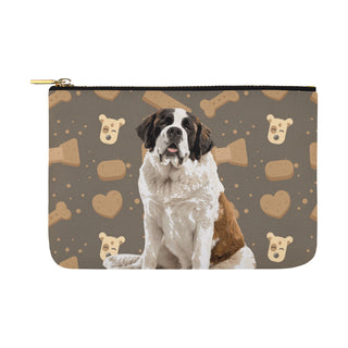 St. Bernard Dog Carry-All Pouch 12.5x8.5 - TeeAmazing