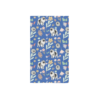 Keeshound Flower Custom Towel 16"x28" - TeeAmazing