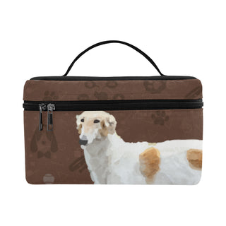 Borzoi Dog Cosmetic Bag/Large - TeeAmazing