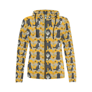 Portuguese water dog All Over Print Full Zip Hoodie for Women - TeeAmazing