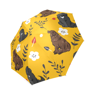 Newfoundland Flower Foldable Umbrella - TeeAmazing