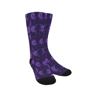 Luna Pattern Trouser Socks - TeeAmazing