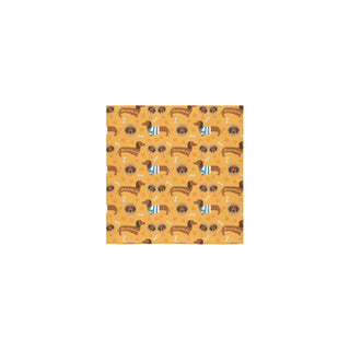 Dachshund Pattern Square Towel 13x13 - TeeAmazing