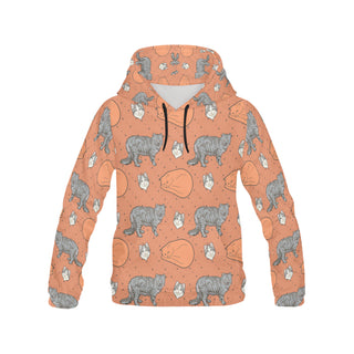 American Curl All Over Print Hoodie for Women - TeeAmazing