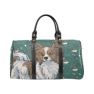 Papillon Dog New Waterproof Travel Bag/Small - TeeAmazing