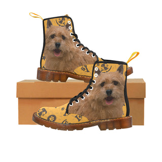 Norwich Terrier Dog Black Boots For Women - TeeAmazing