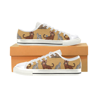 Toyger White Women's Classic Canvas Shoes - TeeAmazing