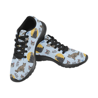 American Shorthair Black Sneakers Size 13-15 for Men - TeeAmazing