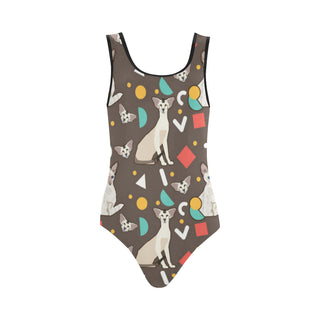 Oriental Shorthair Vest One Piece Swimsuit - TeeAmazing
