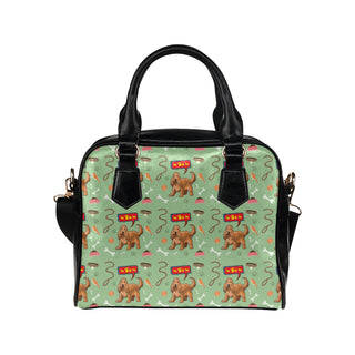 American Cocker Spaniel Pattern Shoulder Handbag - TeeAmazing
