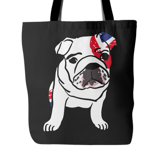 English Bulldog Dog Tote Bags - English Bulldog Bags - TeeAmazing