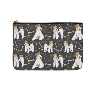 Wire Hair Fox Terrier Carry-All Pouch 12.5x8.5 - TeeAmazing
