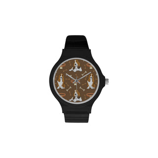 Basset Fauve Unisex Round Plastic Watch - TeeAmazing