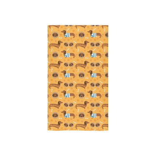 Dachshund Pattern Custom Towel 16x28 - TeeAmazing