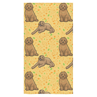 Australian Goldendoodle Flower Bath Towel 30"x56" - TeeAmazing