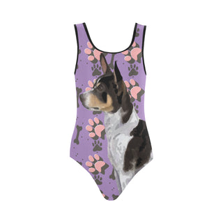 Rat Terrier Vest One Piece Swimsuit - TeeAmazing