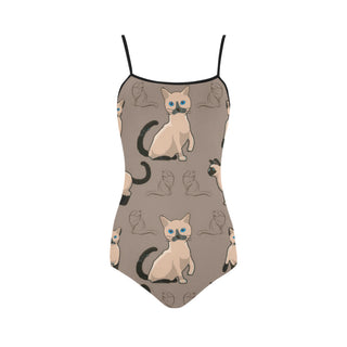 Tonkinese Cat Strap Swimsuit - TeeAmazing