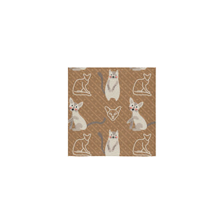 Javanese Cat Square Towel 13x13 - TeeAmazing