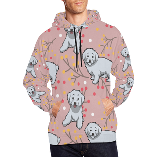 Maltipoo Flower All Over Print Hoodie for Men (USA Size) (Model H13) - TeeAmazing