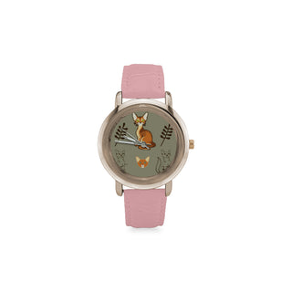 Abyssinian Women's Rose Gold Leather Strap Watch - TeeAmazing