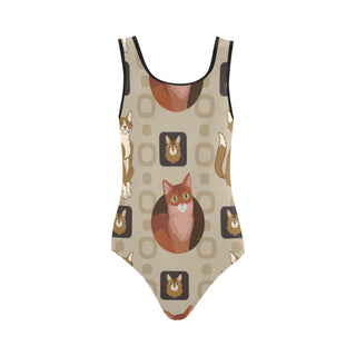 Somali Cat Vest One Piece Swimsuit - TeeAmazing