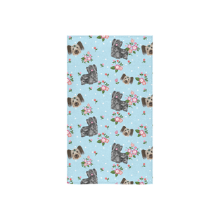 Skye Terrier Flower Custom Towel 16"x28" - TeeAmazing