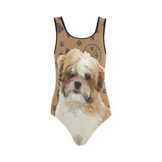 Maltese Shih Tzu Dog Vest One Piece Swimsuit - TeeAmazing