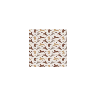 Labrador Retriever Pattern Square Towel 13x13 - TeeAmazing
