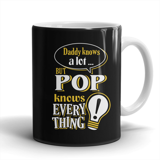 Pop Knows More Mug - Pop Mug - TeeAmazing