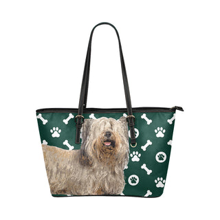 Skye Terrier Leather Tote Bag/Small - TeeAmazing