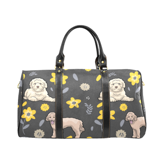Goldendoodle Flower New Waterproof Travel Bag/Large - TeeAmazing