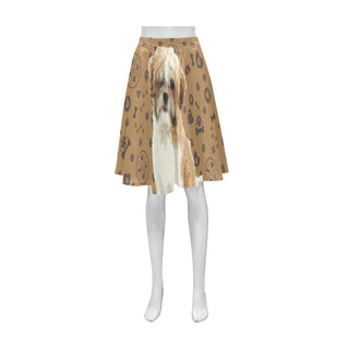 Maltese Shih Tzu Dog Athena Women's Short Skirt - TeeAmazing