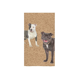 Staffordshire Bull Terrier Lover Custom Towel 16"x28" - TeeAmazing