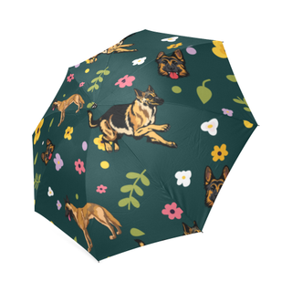 Tervuren Flower Foldable Umbrella - TeeAmazing