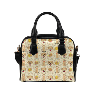 Golden Retriever Pattern Shoulder Handbag - TeeAmazing