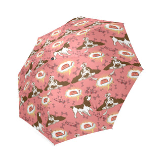 English Cocker Spaniel Pattern Foldable Umbrella - TeeAmazing