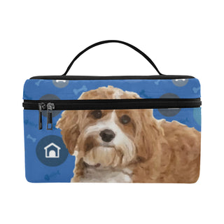 Cavapoo Dog Cosmetic Bag/Large - TeeAmazing