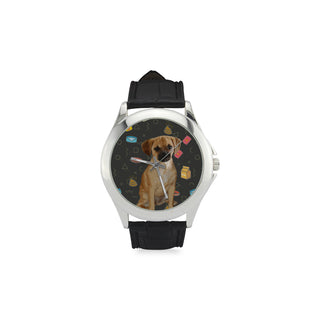 Puggle Dog Women's Classic Leather Strap Watch - TeeAmazing