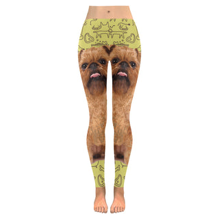 Brussels Griffon Low Rise Leggings (Invisible Stitch) (Model L05) - TeeAmazing