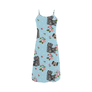 Skye Terrier Flower Alcestis Slip Dress - TeeAmazing