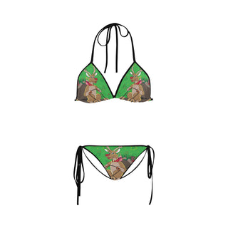 Reindeer Christmas Custom Bikini Swimsuit - TeeAmazing