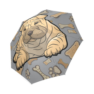 Shar Pei Dog Foldable Umbrella - TeeAmazing